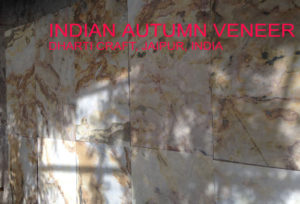 Indian autumn color slate veneer sheets
