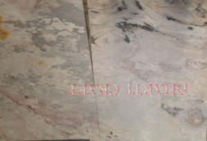 thin slate of S white Slate Color