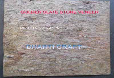 Golden Slate Flexible stone laminates Flexible stone sheets of Golden slate